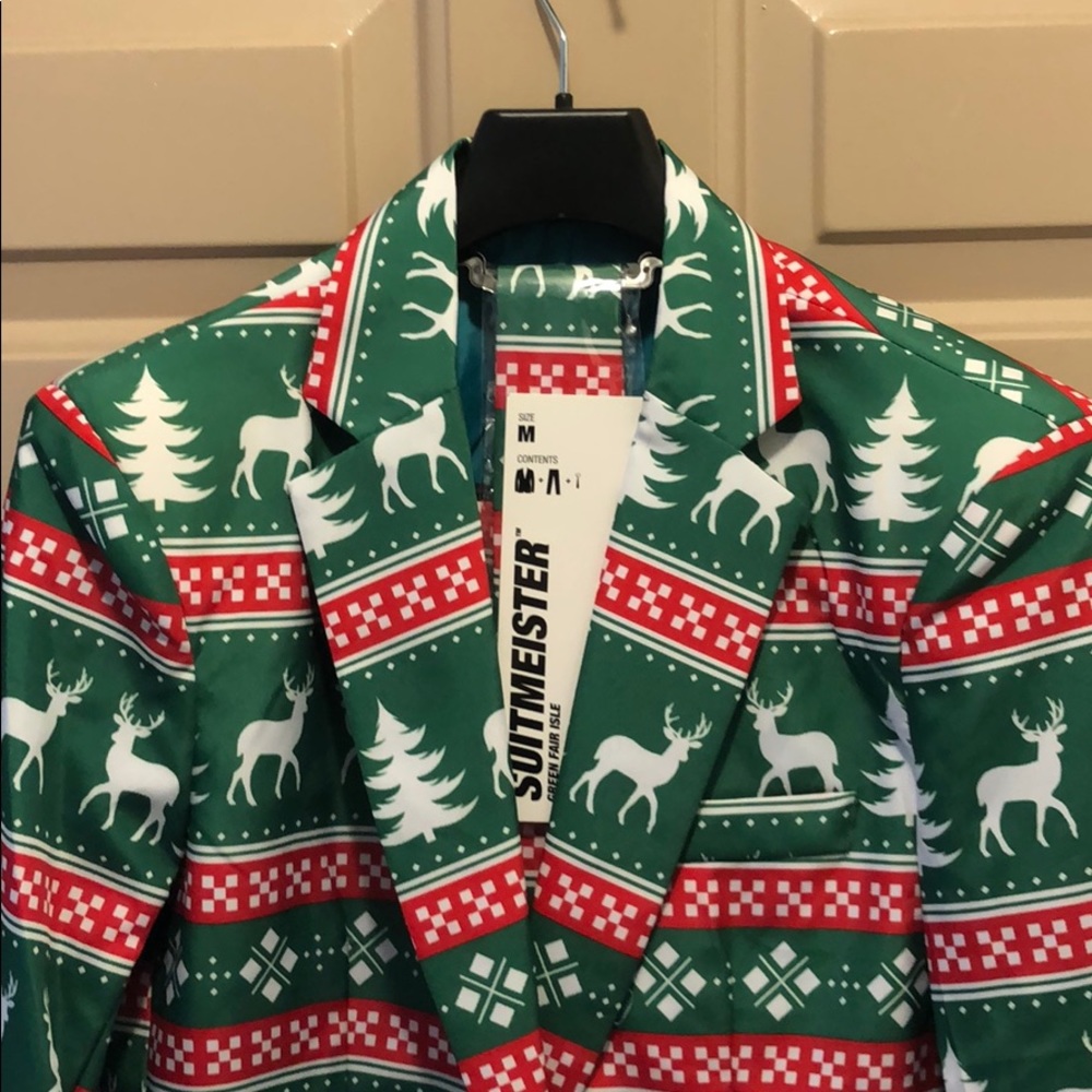 Suitmeister Green Christmas Suit